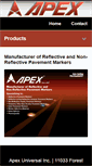 Mobile Screenshot of apexmarker.com